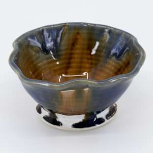 24093 Fluted Rim Bowl by Sandy Miller 