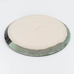 24104  8.5" Round Beveled Plate by Sandy Miller 