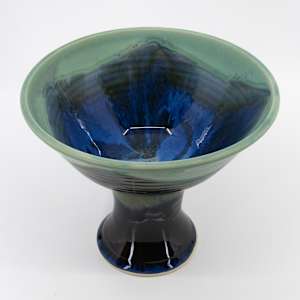 24106  Pedestal Dish by Sandy Miller 