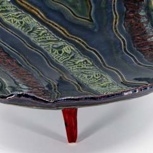 24110  Elevated Bowl by Sandy Miller  Image: Detail view