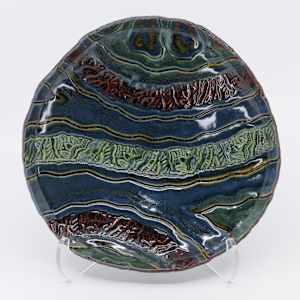 24110  Elevated Bowl by Sandy Miller  Image: Overhead view