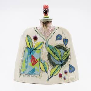 25006 Slim Lidded Vessel by Sandy Miller  Image: FRONT