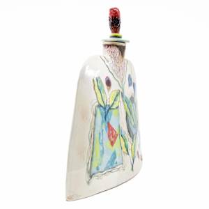 25006 Slim Lidded Vessel by Sandy Miller  Image: FRONT - ⅓ View