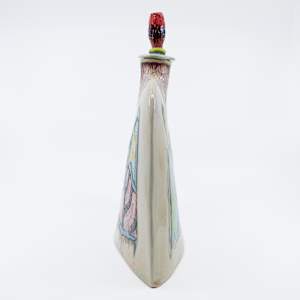 25006 Slim Lidded Vessel by Sandy Miller  Image: Side Profile
