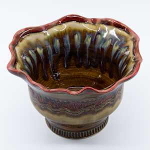 25010 Wavy Rimmed Bowl by Sandy Miller