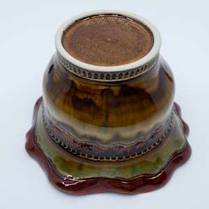 25010 Wavy Rimmed Bowl by Sandy Miller