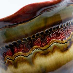 25010 Wavy Rimmed Bowl by Sandy Miller