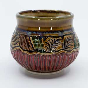 25011 Brown Coffee Cup by Sandy Miller
