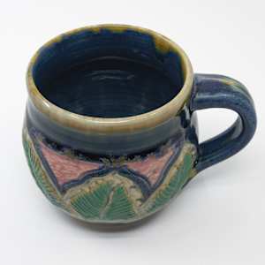 25013 Blue Coffee Cup by Sandy Miller