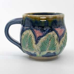 25013 Blue Coffee Cup by Sandy Miller