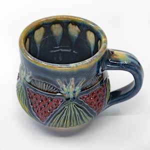 25014 Blue Coffee Cup by Sandy Miller 