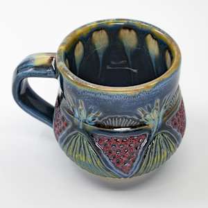 25014 Blue Coffee Cup by Sandy Miller 
