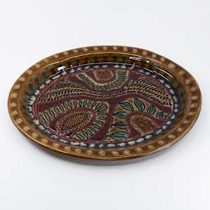 25018 Oval Chinet Platter by Sandy Miller 