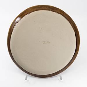 25020 - 8.5" Round Beveled Plate by Sandy Miller 