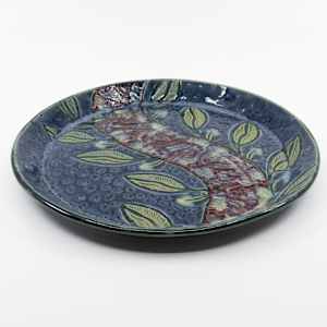 25023 - 8.5" Round Beveled Plate by Sandy Miller 