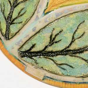 25024 Round Disc Wall Sculpture by Sandy Miller 