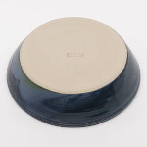 25031 Blue Round Bowl by Sandy Miller 