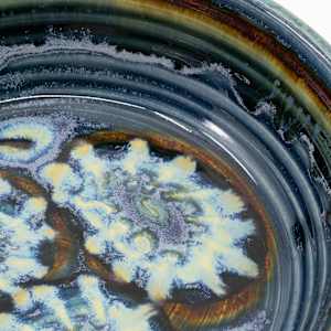 25032 Blue Round Bowl by Sandy Miller 