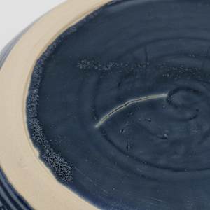 25032 Blue Round Bowl by Sandy Miller 