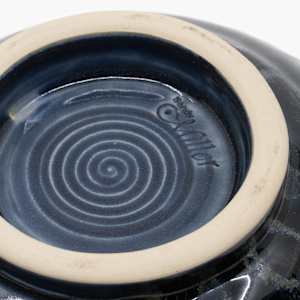25033 - Blue Round Bowl by Sandy Miller 