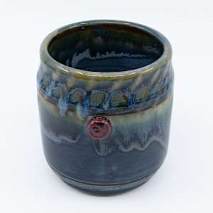 25035 Red Knob Cylinder by Sandy Miller