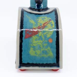 25039 - Festival (Lidded Vase) by Sandy Miller