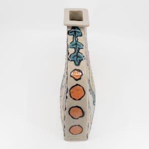 25041 - Sculptural Lidded Vessel by Sandy Miller  Image: SIDE 1