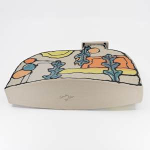 25041 - Sculptural Lidded Vessel by Sandy Miller
