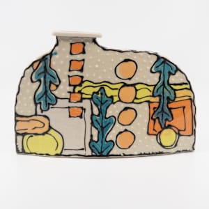 25041 - Sculptural Lidded Vessel by Sandy Miller