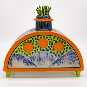 25042 - Dotted (Sculptural Vase) by Sandy Miller