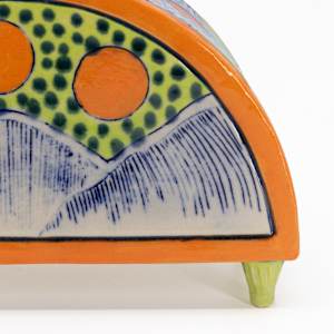 25042 - Dotted (Sculptural Vase) by Sandy Miller