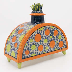 25042 - Dotted (Sculptural Vase) by Sandy Miller