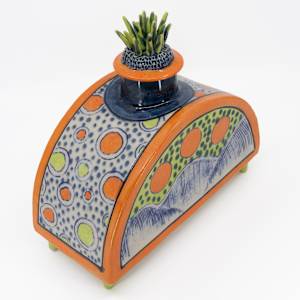25042 - Dotted (Sculptural Vase) by Sandy Miller