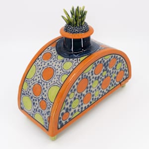25042 - Dotted (Sculptural Vase) by Sandy Miller