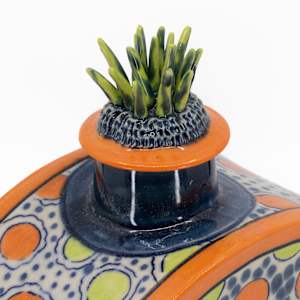 25042 - Dotted (Sculptural Vase) by Sandy Miller