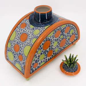 25042 - Dotted (Sculptural Vase) by Sandy Miller
