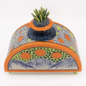 25042 - Dotted (Sculptural Vase) by Sandy Miller