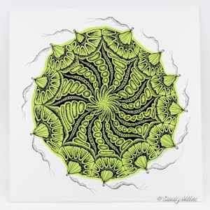 24010 - Lime Freeform 4 by Sandy Miller, Image 2.