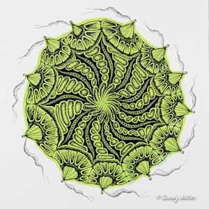 24010 - Lime Freeform 4 by Sandy Miller, Image 4.