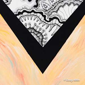 24023 - V Peach 4 by Sandy Miller, Image 3.