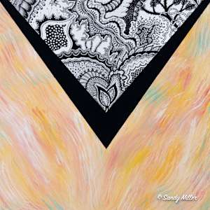 24020 - V Peach 1 by Sandy Miller, Image 2.