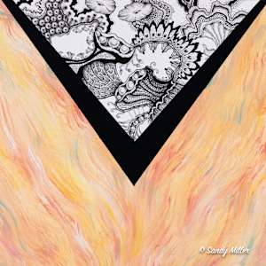 24021- V Peach 2 by Sandy Miller, Image 2.