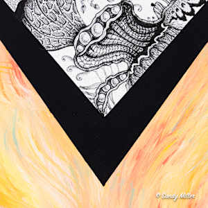 24021- V Peach 2 by Sandy Miller, Image 3.
