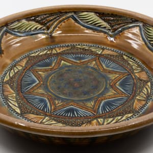 Round Serving Bowl by Sandy Miller 
