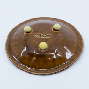 Tri-footed Round Dish by Sandy Miller 