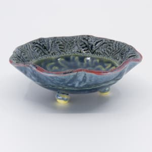 Small Round Dish by Sandy Miller 
