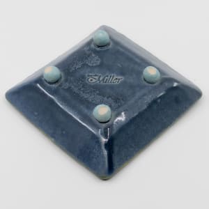 3.5" Square Beveled Dish by Sandy Miller 