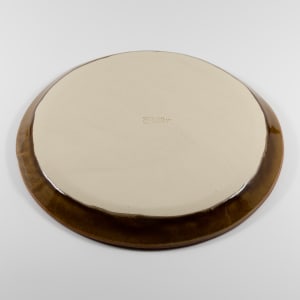 8.5" Round Beveled Plate by Sandy Miller 