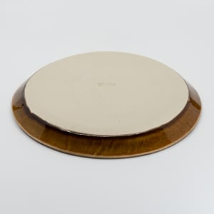 8.5" Round Beveled Plate by Sandy Miller 