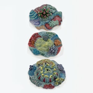 Reef Coral - Wall  Art by Sandy Miller  Image: Reef grouping (each sold separately)
